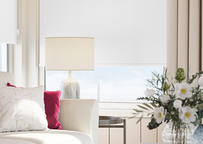 Opus (Blackout), White Lace - Roller Blind - Image 5